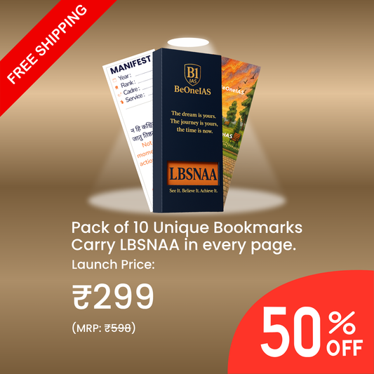 Explore LBSNAA: The Best Bookmark Set for Aspiring Officers