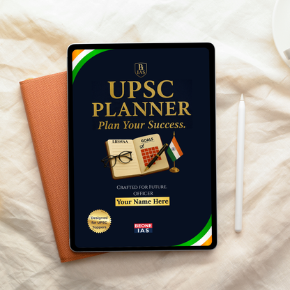 UPSC Planner (Digital Print-Ready Templates) – Personalized Study Planner for IAS/IPS/IFS Aspirants | BeOneIAS