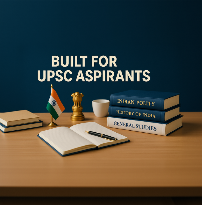 Built for UPSC Aspirants